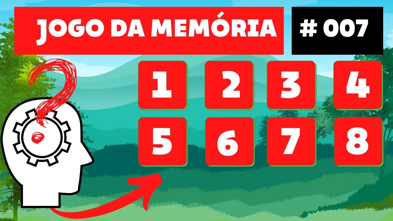 JOGO DA MEMÓRIA | # 007 | ATIVE SUA MEMÓRIA | TESTE SUA MEMÓRIA FOTOGRÁFICA COM ESSA BRINCADEIRA