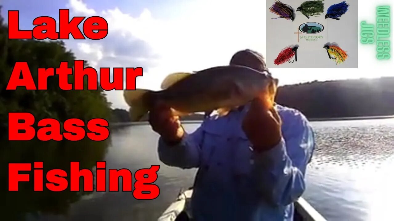 Tough Day Bass Fishing Lake Arthur Moraine State Park - Jv Outdoors Weedless Jigs. @JV Outdoors​