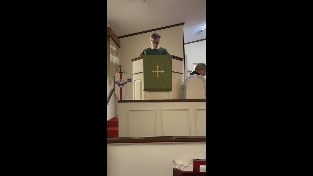 Dn. Collins’s Homily from Trinity XI