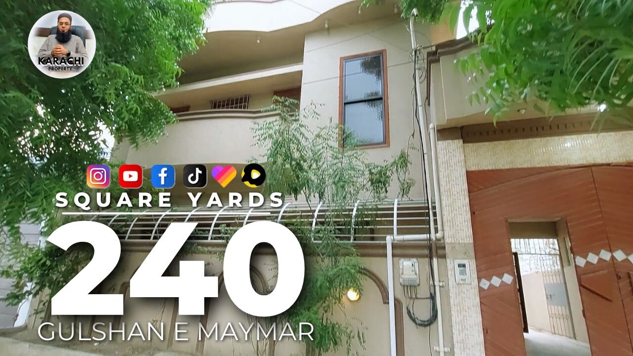 House for Sale Sector T 1 - 240 Square Yards Single Plus Half - Gulshan-e-Maymar