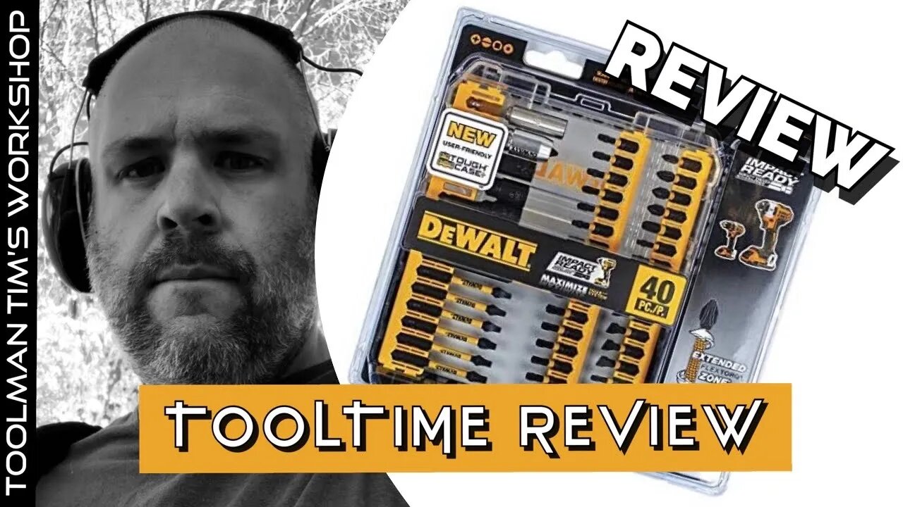 DEWALT FLEXTORQ 40 PC BIT SET (DWA2T40IR REVIEW) - ToolTime Gear Review