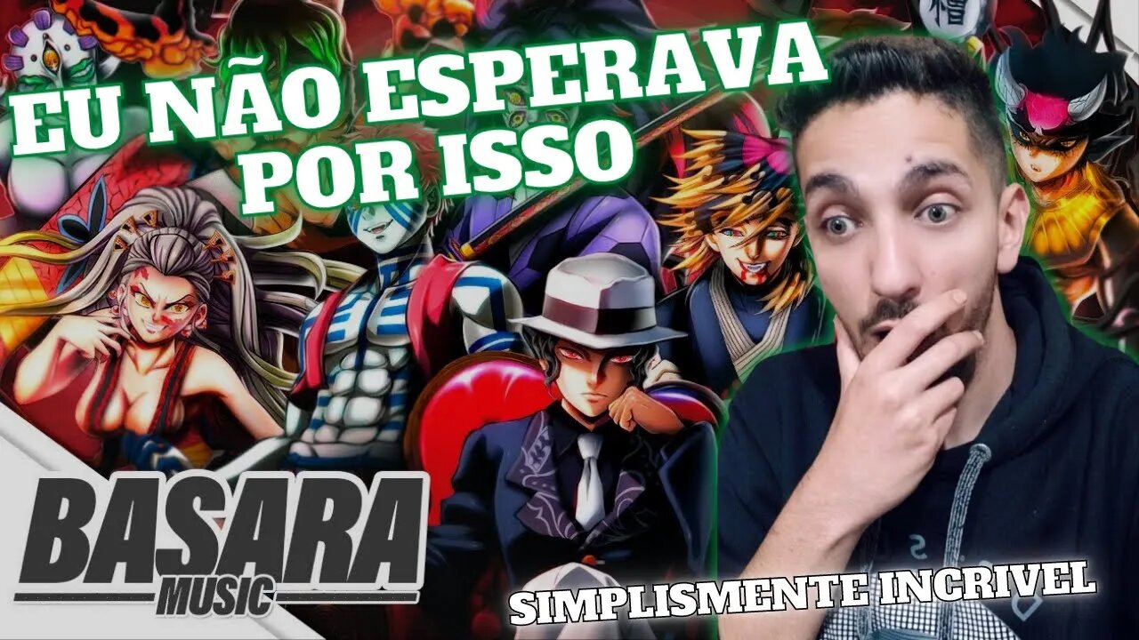 (VIREI FÃ DO BASARA DEPOIS DESSA...😱) REACT Luar de Sangue | Luas Superiores (Demon Slayer) | Basara