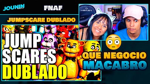 Todos Os Jumpscares Dublados - Fnaf Ultimate Custom Night | [React] 🔥