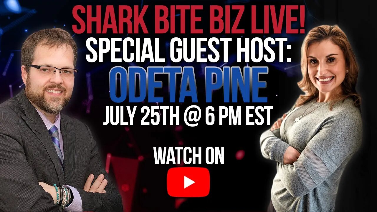 Shark Bite Biz Live! Featuring Odeta Pine of G7 Tech Services & Scott Jennings, CRO at Centage