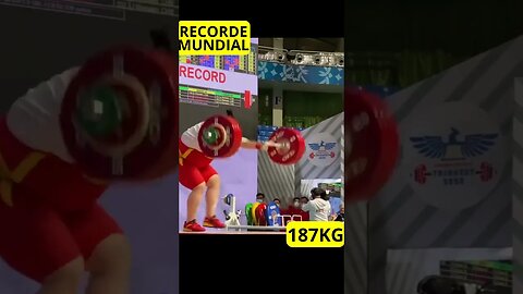 RECORDE MUNDIAL de 187kg no Arremesso de Li Wenwen (+87kg) #Shorts