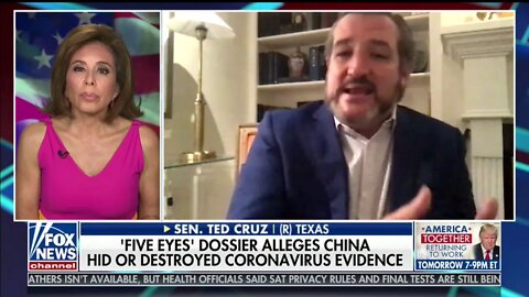 Cruz with Judge Jeanine SLAMS Chinese Communist Party