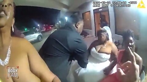 Big Breasted Black Bride's Brother Brutally Beats Bridegroom Before Being Brought Behind Bars!