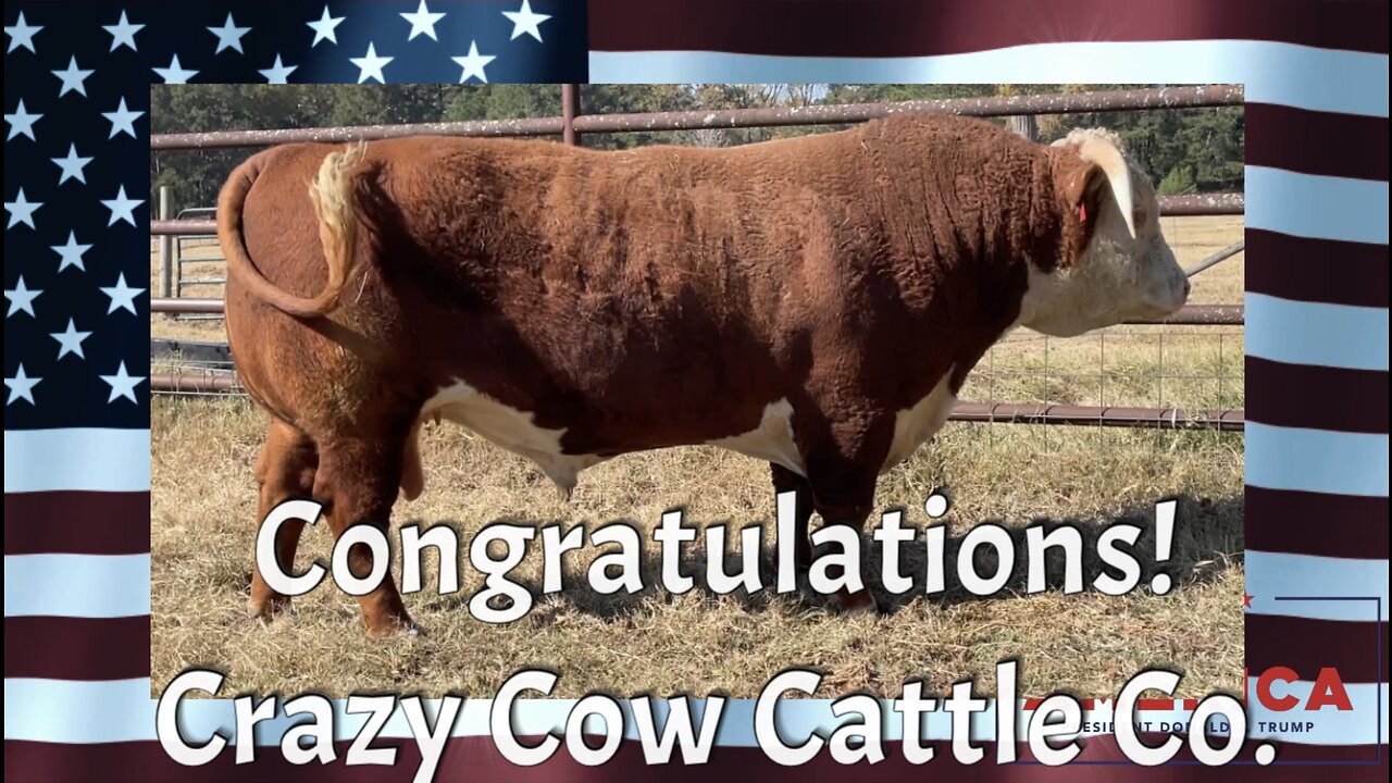 Congratulations! “Crazy Cow Cattle Co.” Purchasing 🔥DOZIER 1105G🔥