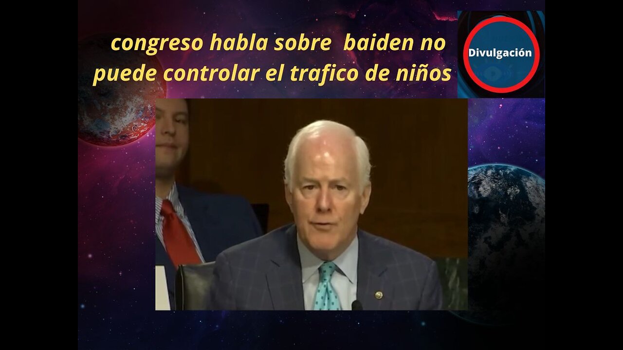 congreso habla sobre baiden no puede controlar el trafico de niños