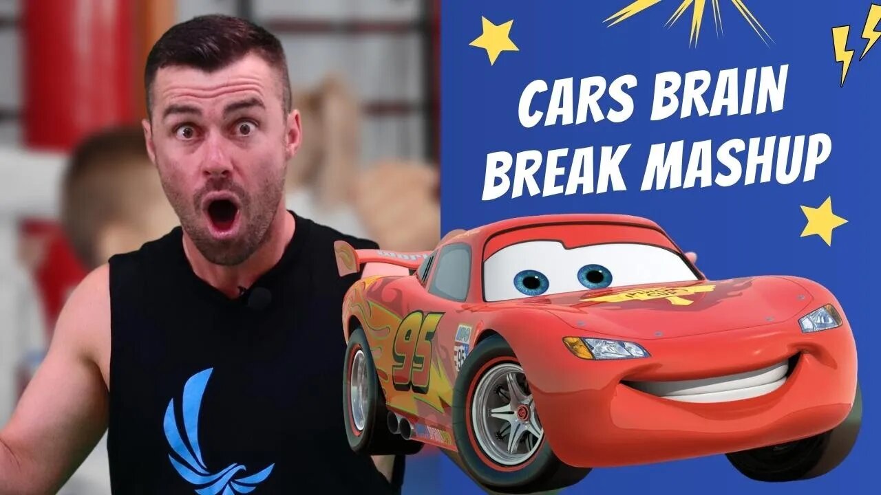 Cars in Kids Karate Brain Break - A Cars Mashup