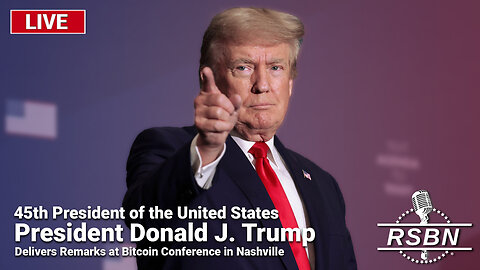 LIVE REPLAY: President Trump Delivers Remarks at Bitcoin Conference in Nashville - 7/27/24