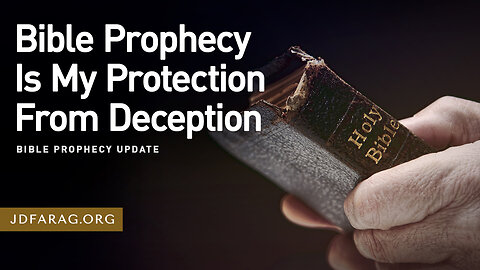 JD Farag "Bible Prophecy Is My Protection From Deception" Bible PU Dutch Subtitle 03-11-2024