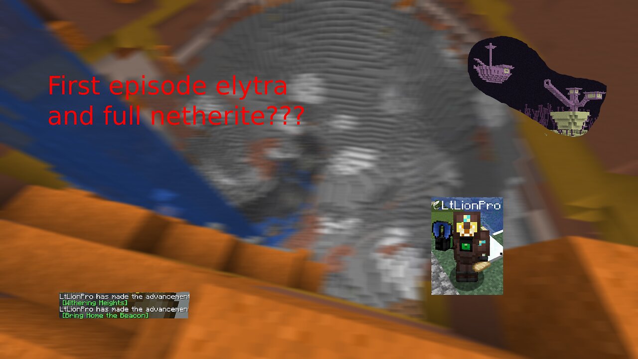 Maxed Netherite and elytra in ep. 1? | Minecraft SMP