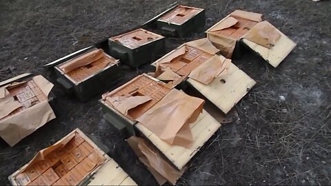 Special Forces of the Russian Guard discovered and neutralized more than 400 kg of TNT in the Kharkiv region