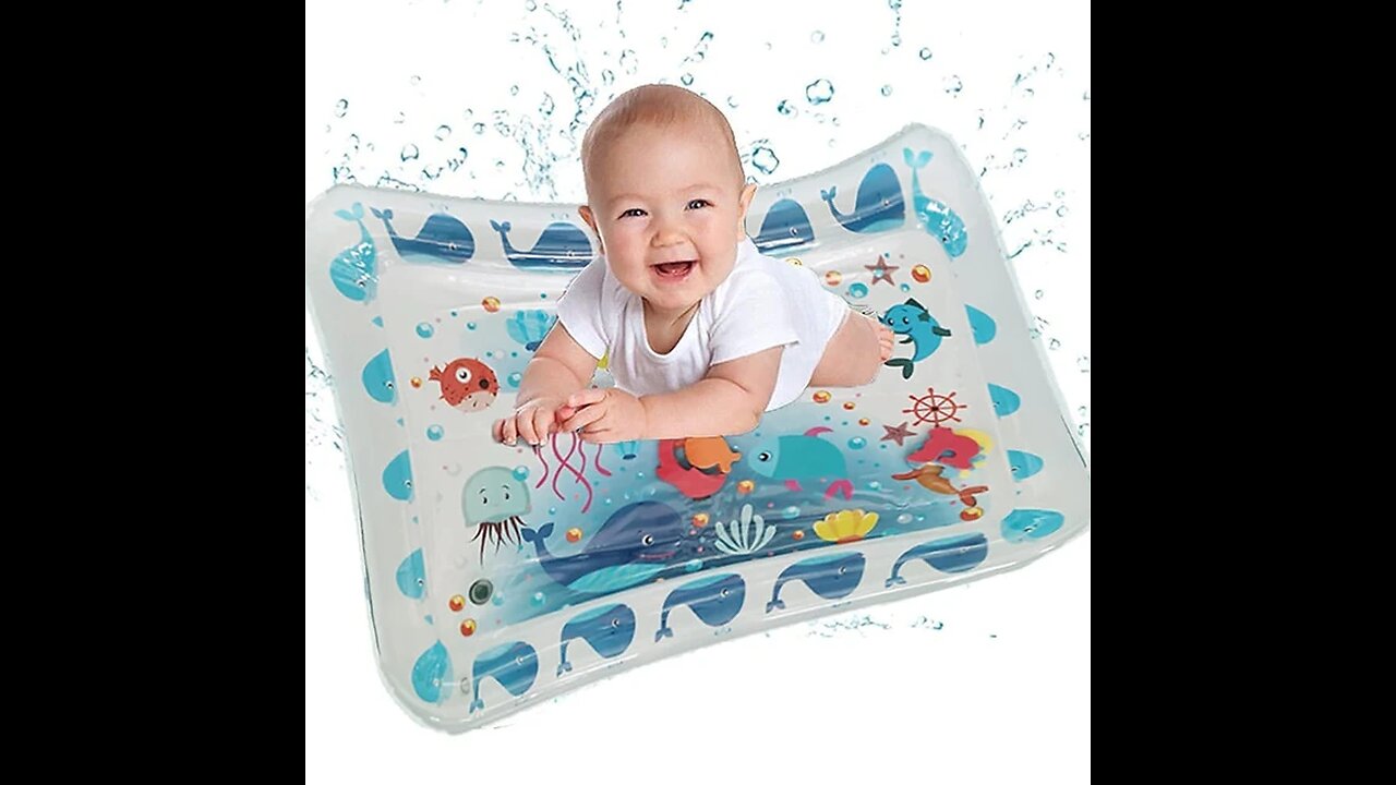 Baby Water Mat Inflatable Cushion Infant Toddler Water Play Mat for Children