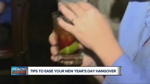 Tips to ease your New Year's Day hangover