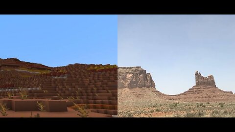 Minecraft Biomes vs Real Life