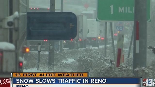 Heavy snow hits Reno-Tahoe area