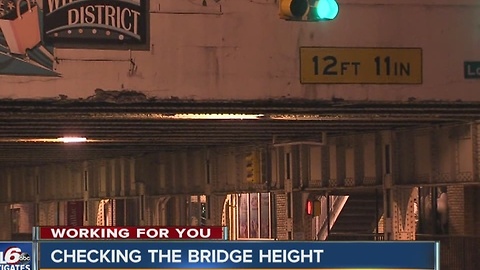 Call 6: Checking bridge heights around Indianapolis