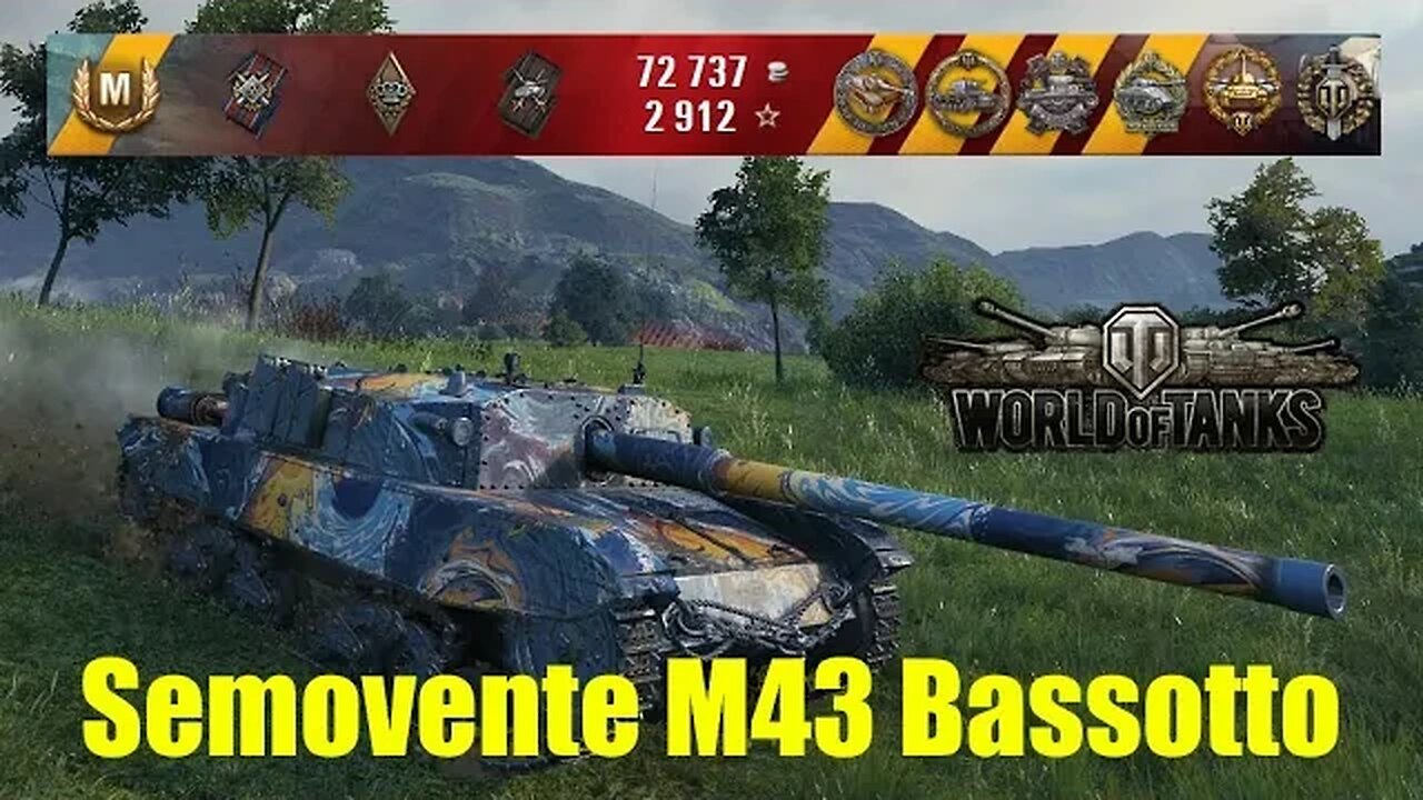 Semovente M43 Bassotto, 5K Damage, 8 Kills, Westfield - World of Tanks