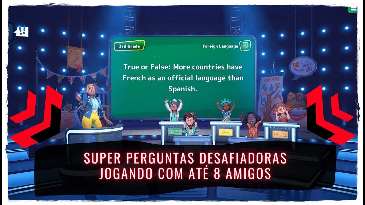 Are You Smarter Than a 5th Grader? - Supere Perguntas Desafiadoras Jogando com até 8 Amigos