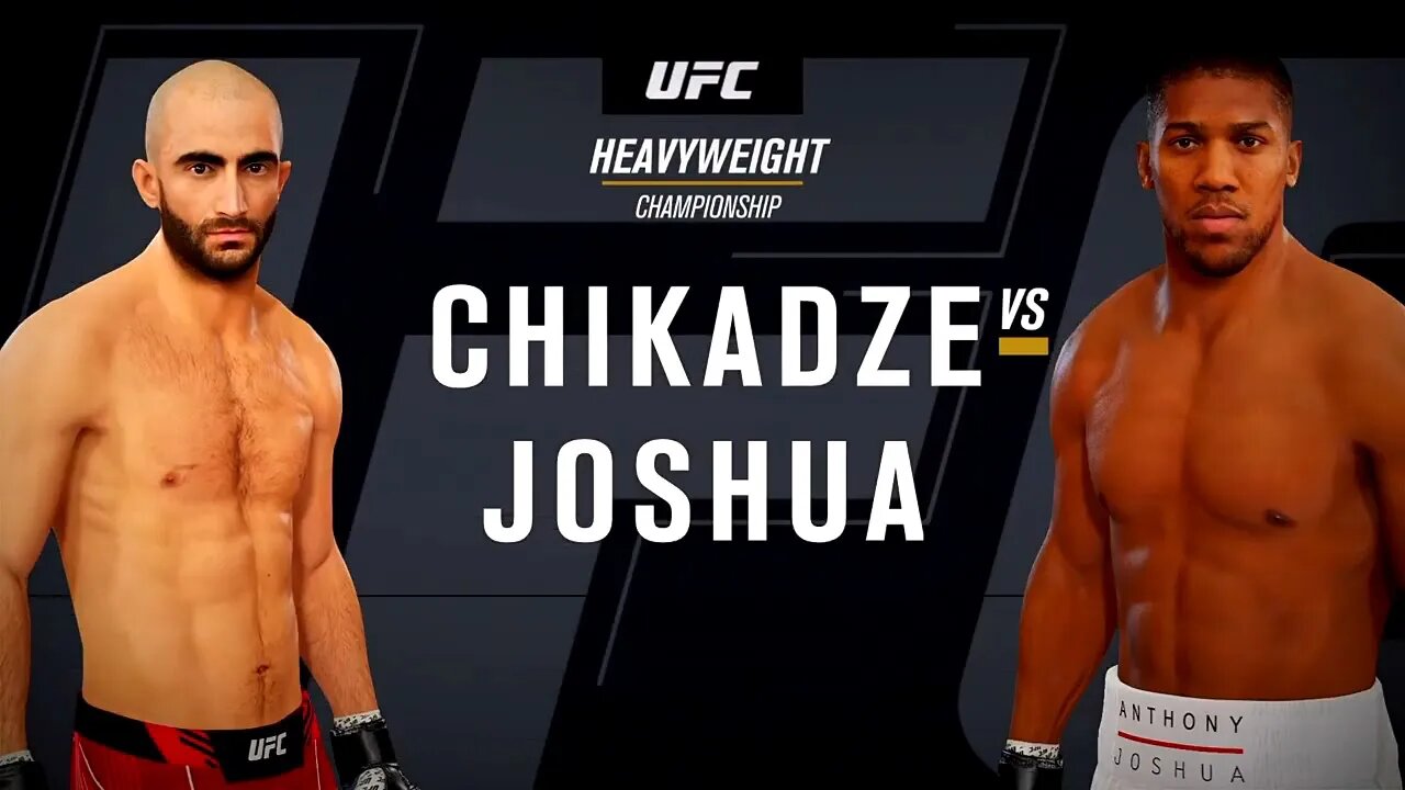 EA Sports UFC 4 Gameplay Anthony Joshua vs Giga Chikadze