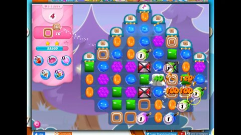 Candy Crush Level 3691 Talkthrough, 18 Moves 0 Boosters