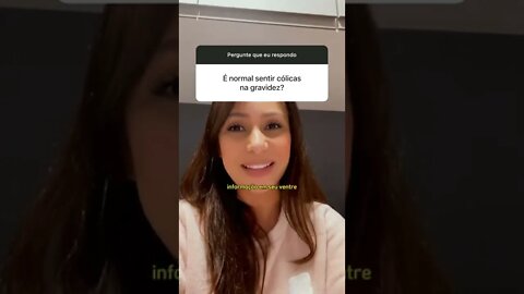 É normal sentir cólicas na gravidez?
