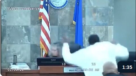 A man attacked a Vegas Judge in Court, He literally jumped on her . Here is the full video