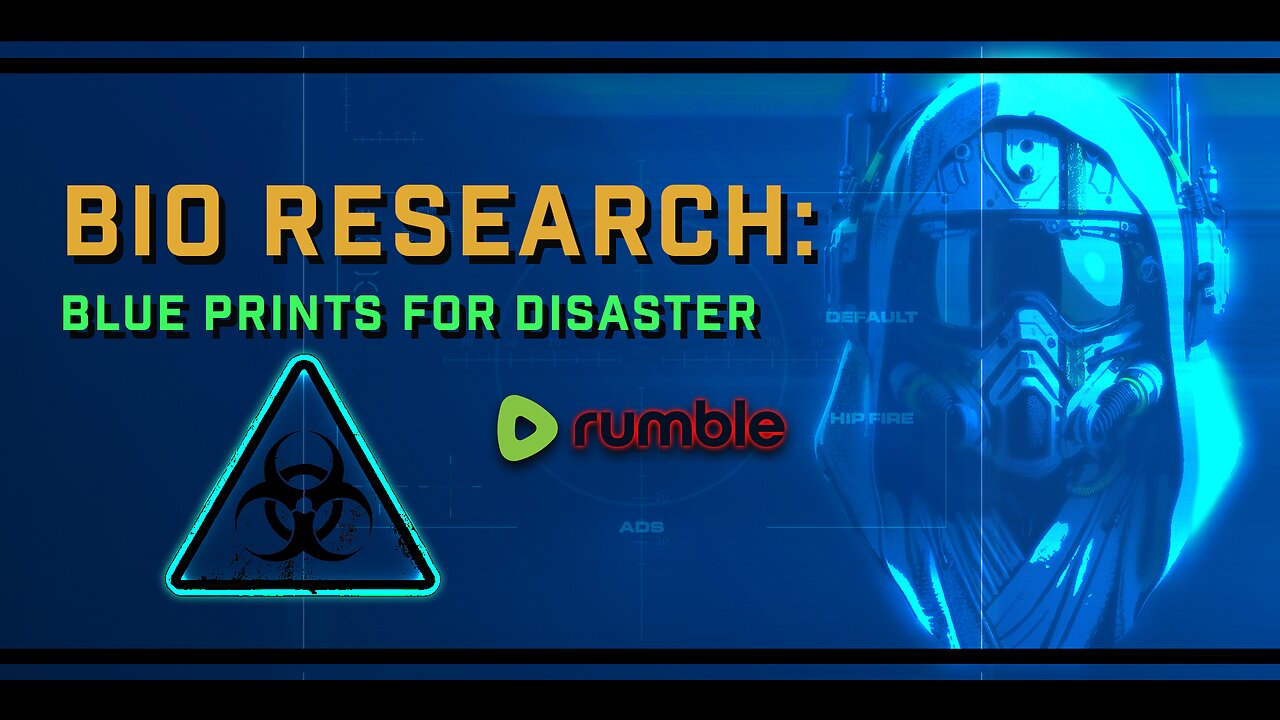 Praise God! Bio Research: Blue Prints for Disaster