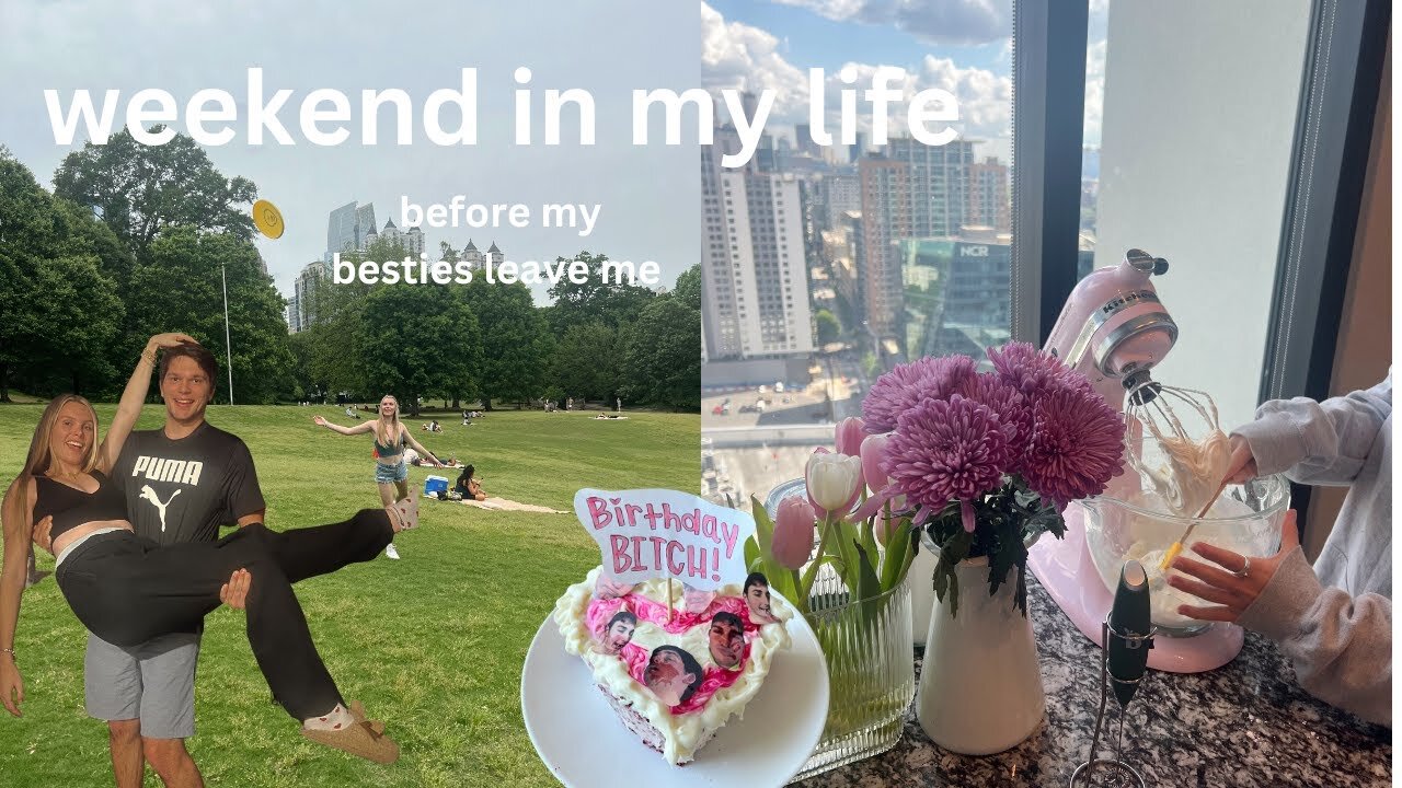 Spend the weekend with me: Birthdays, Bestie Visiting, Baking | Anna Moran