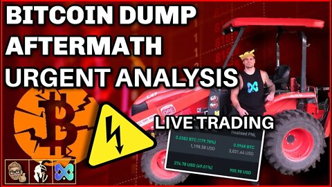 BTC LIVE - Analysis & Live Trading (Bitcoin Dump & Bitcoin Today)