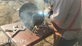 Chair Project - Welding some of it up