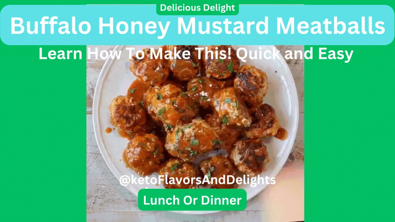 Buffalo Honey Mustard Meatball