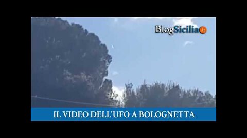 Il video dell'ufo a Bolognetta