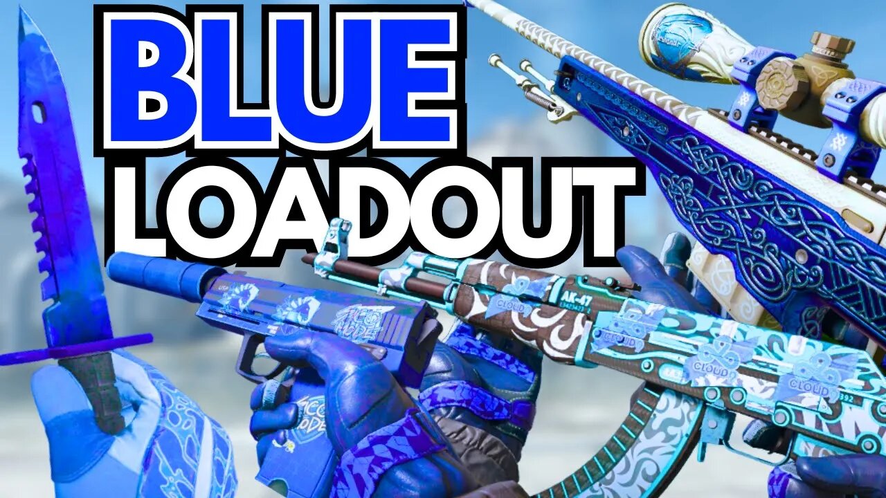 The BEST BLUE Inventory for CS2! (BUDGET BLUE Skins Themed Loadout)