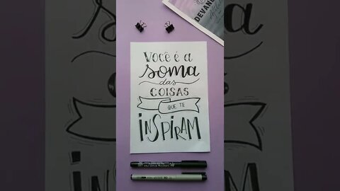 #shorts #lettering #caligrafiaartistica #desenho #frasesmotivacionais