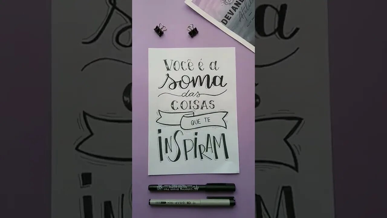 #shorts #lettering #caligrafiaartistica #desenho #frasesmotivacionais