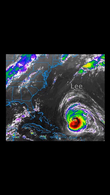 09/12/23 - Front Builds to Keep Hurricane Lee off the East Coast