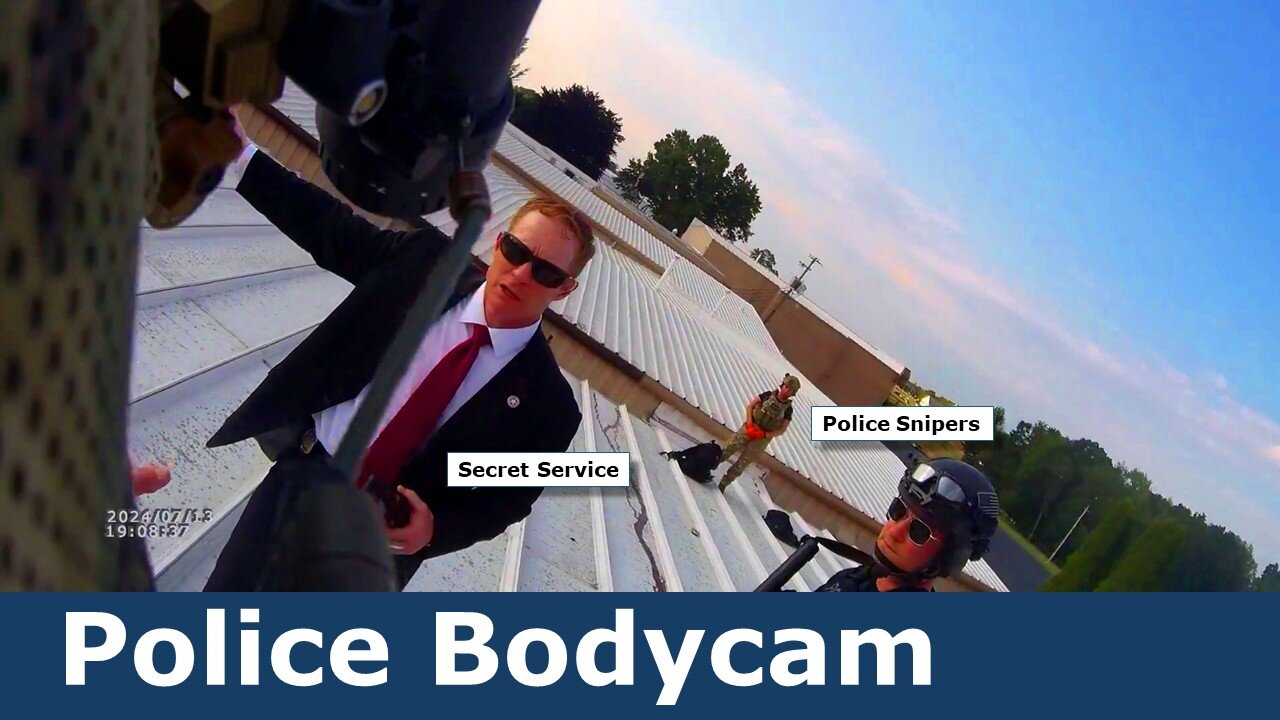 Police Bodycam: On Roof Trump Shooter, Where's The Shells?