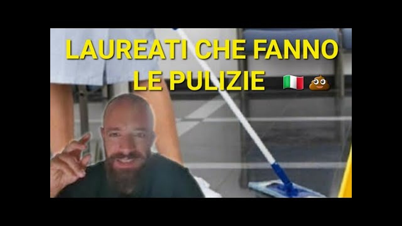 Mamma 48enne ha 3 Lauree ma lavora come addetta alle pulizie STORIE DA MERDALIA💩Laureati di MERDALIA💩 CORRETE servono bidelli e spazzini.lavori SERI,SICURI E BEN PAGATI da non perdere in MERDALIA💩UN PAESE DI MERDA COMPOSTO DA IDIOTI