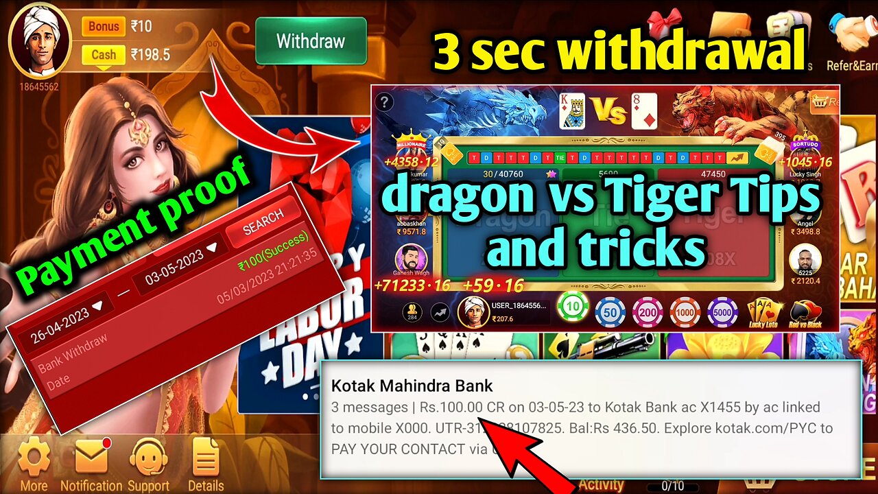 How to play dragon vs Tiger Tips and tricks