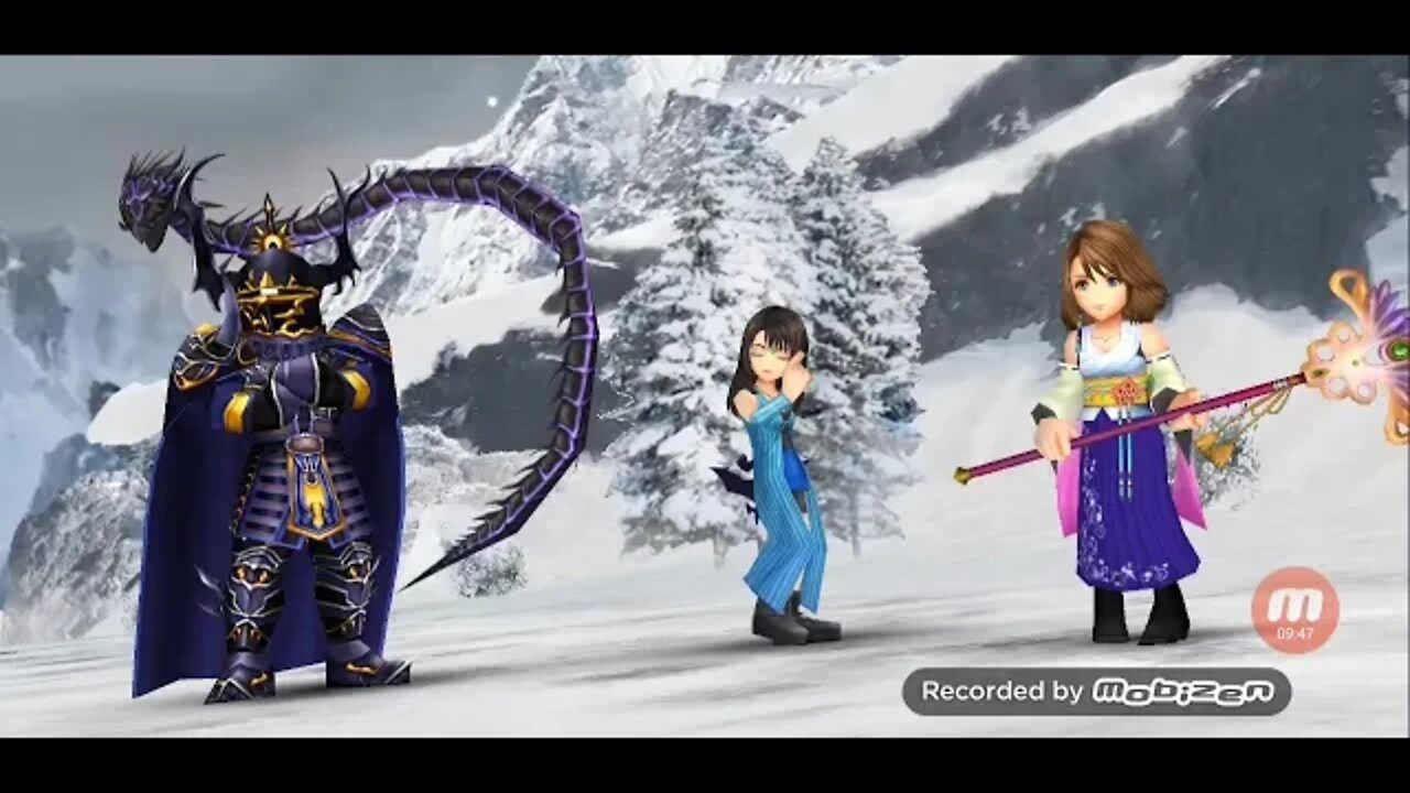 Final Fantasy Dissidia Opera Omnia MAIN STORY Chap 4 pt 1 Hard Mode / Snow Peaks of Crudelis