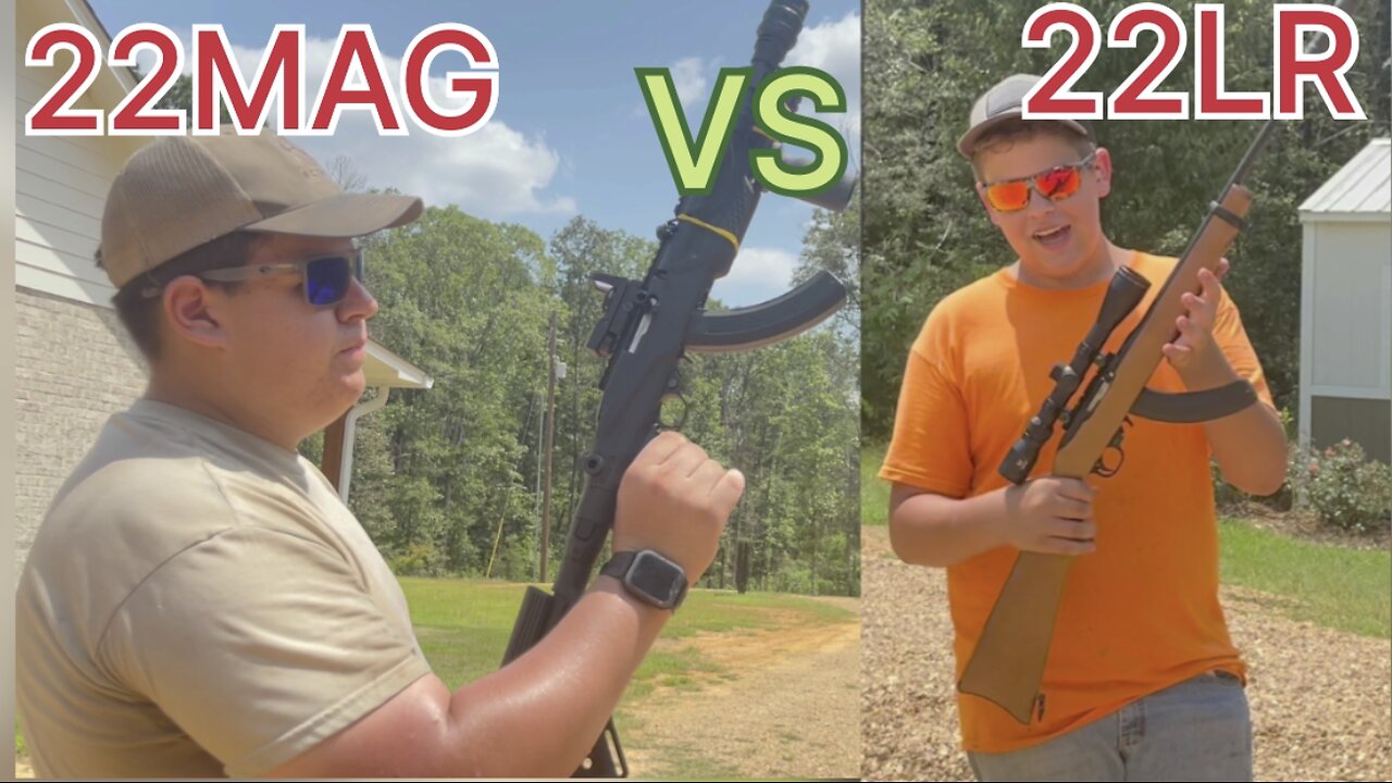 22 MAG vs 22 LR suppressed