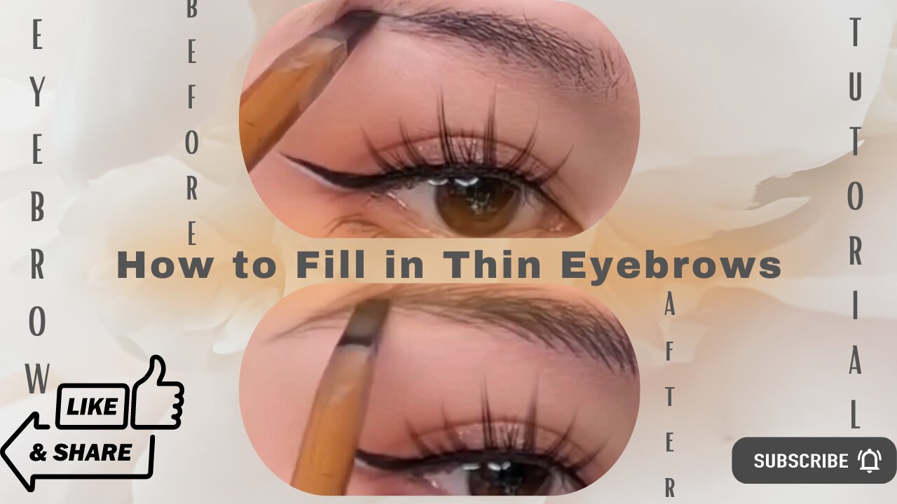 Eyebrow Shaping Secrets Revealed How to Fill in Thin Eyebrows