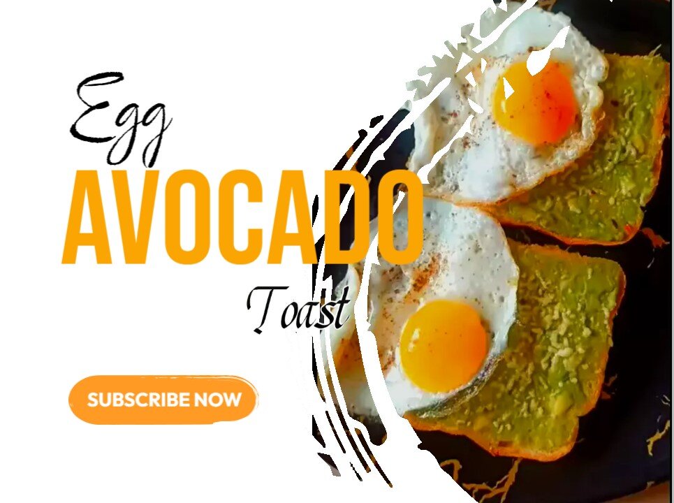 Egg Avocado Toast recipe _ egg avocado toast healthy _ #avocado #toast #smitas5gkitchen