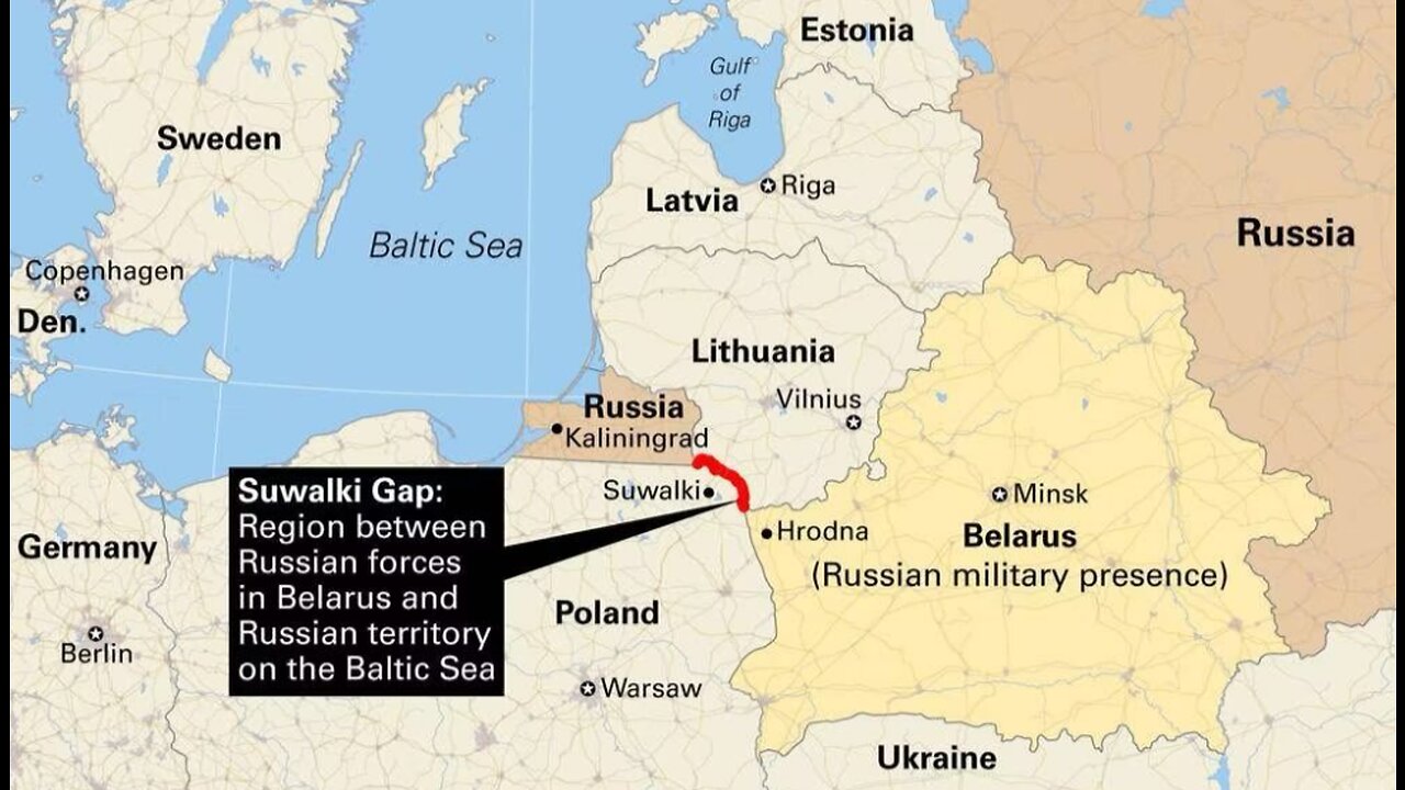 Latvia, Lithuania, & Poland Massive Military movement to Belarus/Russian border