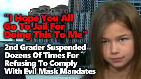 SHOCKING! Amazing Heroic Girl Says "I Hope You All GO TO JAIL!" as she Refuses To Comply With Child Mask Mandate. Pummels School Board! (mirrored from www.TimTruth.com)