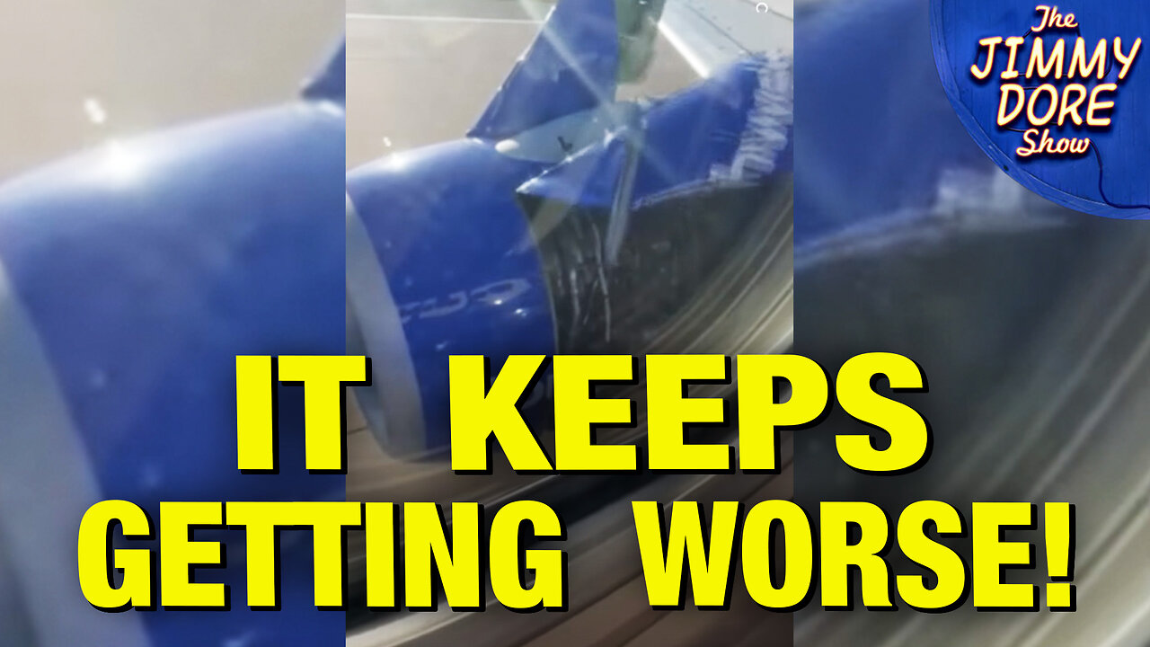 Boeing Plane’s Engine Cover PEELS OFF During Takeoff!