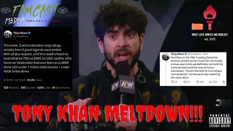 Tony Khan Meltdown??